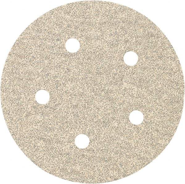Porter-Cable - 5" Diam, 80 Grit, Zirconia Alumina Hook & Loop Disc - Medium Grade, Coated, C Weight Paper Backing, - Americas Industrial Supply