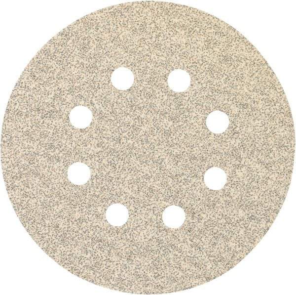 Porter-Cable - 5" Diam, 60 Grit, Zirconia Alumina Hook & Loop Disc - Medium Grade, Coated, C Weight Paper Backing, - Americas Industrial Supply