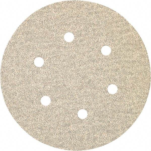 Porter-Cable - 6" Diam, 220 Grit, Zirconia Alumina Hook & Loop Disc - Very Fine Grade, Coated, C Weight Paper Backing, - Americas Industrial Supply