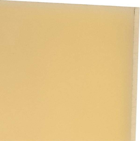 Made in USA - 1/4" Thick x 24" Wide x 2' Long, Polyurethane Sheet - Natural, 75D Hardness, ±0.015 Tolerance - Americas Industrial Supply