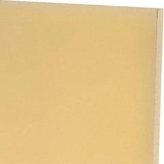 Made in USA - 1/4" Thick x 24" Wide x 2' Long, Polyurethane Sheet - Natural, 75D Hardness, ±0.015 Tolerance - Americas Industrial Supply