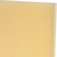 Made in USA - 1/4" Thick x 12" Wide x 1' Long, Polyurethane Sheet - Natural, 75D Hardness, ±0.015 Tolerance - Americas Industrial Supply