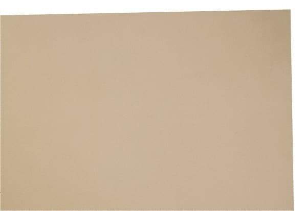 Made in USA - 1/16" Thick x 12" Wide x 1' Long, Polyurethane Sheet - Natural, 90A Hardness, ±0.010 Tolerance - Americas Industrial Supply