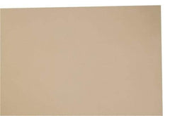 Made in USA - 1/16" Thick x 12" Wide x 1' Long, Polyurethane Sheet - Natural, 90A Hardness, ±0.010 Tolerance - Americas Industrial Supply