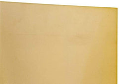 Made in USA - 1/4" Thick x 24" Wide x 1' Long, Polyurethane Sheet - Natural, 90A Hardness, ±0.015 Tolerance - Americas Industrial Supply