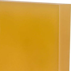 Made in USA - 1" Thick x 12" Wide x 1' Long, Polyurethane Sheet - Natural, 90A Hardness, ±0.025 Tolerance - Americas Industrial Supply