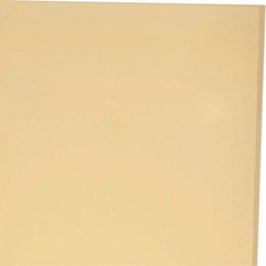Made in USA - 1/8" Thick x 24" Wide x 1' Long, Polyurethane Sheet - Natural, 95A Hardness, ±0.010 Tolerance - Americas Industrial Supply