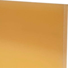 Made in USA - 3/8" Thick x 24" Wide x 1' Long, Polyurethane Sheet - Natural, 95A Hardness, ±0.015 Tolerance - Americas Industrial Supply