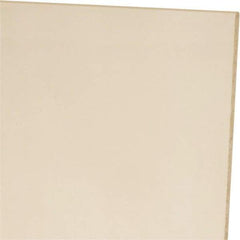 Made in USA - 1/8" Thick x 24" Wide x 1' Long, Polyurethane Sheet - Natural, 60A Hardness, ±0.010 Tolerance - Americas Industrial Supply