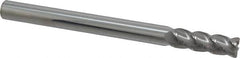 Accupro - 1/2", 4 Flute, Single End, Solid Carbide, 0.045" Corner Radius End Mill - 6" OAL, 40° Helix, Right Hand Flute, 1-1/2" LOC, Right Hand Cut - Americas Industrial Supply