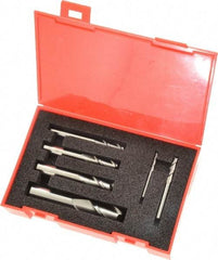 Accupro - 1/8, 3/16, 1/4, 5/16, 3/8 & 1/2", 2 Flute Square End Mill Set - Uncoated, Solid Carbide, Single End, 1/8, 3/16, 1/4, 5/16, 3/8, 1/2" Shank Diam, Centercutting - Americas Industrial Supply