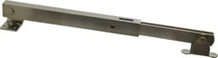 Sugatsune - 19-45/64" OAL x 1-25/32" Wide, 154 Lb Capacity, Heavy Duty Lid Stay - Only One Stay per Lid Required, 7/32" Mounting Hole Diam, 90° Max Opening, Satin 304 Stainless Steel - Americas Industrial Supply