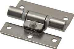 Sugatsune - 1-63/64" Long x 1-11/16" Wide x 5/64" Thick, Stainless Steel Torque Hinge - Stainless Steel, Polished Finish - Americas Industrial Supply