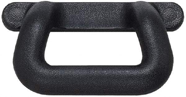 Sugatsune - Polyurethane Around Steel Core Chest Handle - 175mm Wide x 2-39/64" High, Black Coated, 2 Holes - Americas Industrial Supply