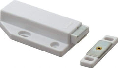 Sugatsune - 2-15/16" Long x 1-13/16" Wide x 21/32" High, Magnetic Touch Latch (Long Stroke) - ABS Plastic & Steel, with Yellow Chromate Finish - Americas Industrial Supply