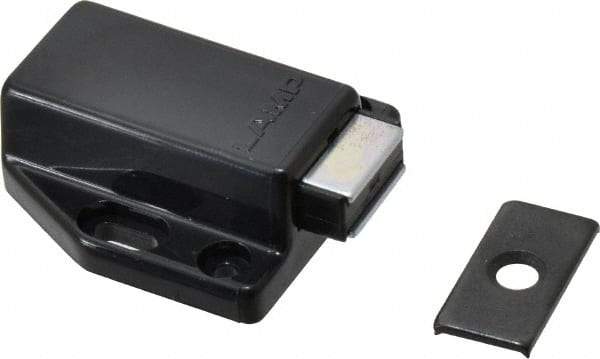 Sugatsune - 1-23/32" Long x 1-27/64" Wide x 9/16" High, Magnetic Touch Latch - ABS Plastic & Steel, with Yellow Chromate Finish - Americas Industrial Supply