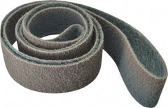 Brite Star - 3" Wide x 132" OAL, 320 Grit, Aluminum Oxide Abrasive Belt - Aluminum Oxide, Very Fine, Nonwoven, Series SC-BS - Americas Industrial Supply