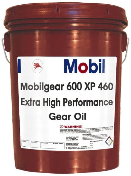 Mobil - 5 Gal Pail, Mineral Gear Oil - ISO 460 - Americas Industrial Supply