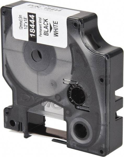 Dymo - 216" Long, White Vinyl Tape - For Rhino 3000, RHINO 4200, 5000, 5200, 6000, 6500 - Americas Industrial Supply