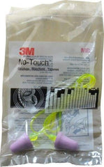 3M - Reusable, Corded, 29 dB, Taper Flare Earplugs - Roll Down, Purple, 100 Pairs - Americas Industrial Supply