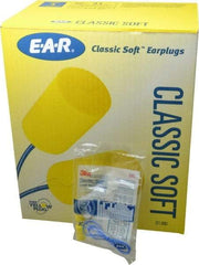 3M - Disposable, Corded, 31 dB, Barrel Earplugs - Yellow, 200 Pairs - Americas Industrial Supply