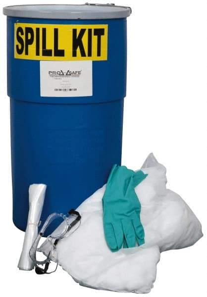 PRO-SAFE - Oil Only Spill Kit - 14 Gal Polypropylene Pail - Americas Industrial Supply