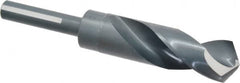 Chicago-Latrobe - 1-1/64" Drill, 118° Point, High Speed Steel Silver Deming & Reduced Shank Drill Bit - Oxide Finish, 6" OAL, Flats on Shank, 3-1/8" Flute Length, Right Hand Cut, Split Point, Spiral Flute, Regular Spiral - Americas Industrial Supply