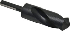 Chicago-Latrobe - 1-11/32" Drill, 118° Point, High Speed Steel Silver Deming & Reduced Shank Drill Bit - Oxide Finish, 6" OAL, Flats on Shank, 3-1/8" Flute Length, Right Hand Cut, Standard Point, Spiral Flute, Regular Spiral - Americas Industrial Supply