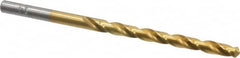 Chicago-Latrobe - #14 118° High Speed Steel Jobber Drill - TiN Finish, Right Hand Cut, Spiral Flute, Straight Shank, 3-3/8" OAL, Standard Point - Americas Industrial Supply