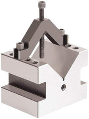 Value Collection - 2-1/4" Max Capacity, 90° Angle, Hardened Steel V-Block - 4" Long x 3" Wide x 3" High, Sold as Individual - Americas Industrial Supply