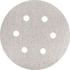 Made in USA - 6" Diam, 80 Grit, Silicon Carbide Hook & Loop Disc - Medium Grade, Coated, C Weight Paper Backing, - Americas Industrial Supply