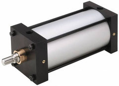 Parker - 4" Stroke x 6" Bore Double Acting Air Cylinder - 3/4 Port, 1-14 Rod Thread, 250 Max psi, -10 to 165°F - Americas Industrial Supply