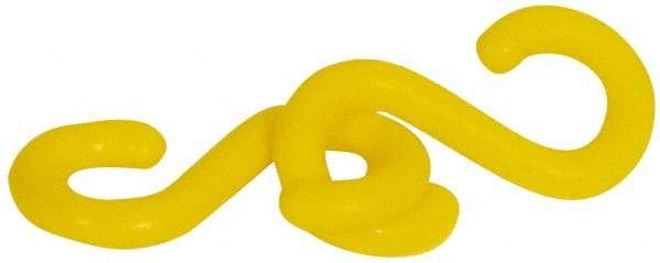 NMC - Barrier S-Hook - Plastic, Yellow - Americas Industrial Supply