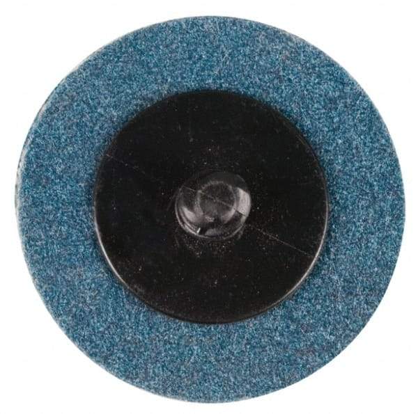 Standard Abrasives - 1-1/2" Disc Diam, 40 Grit, Aluminum Oxide Quick Change Disc - Type R Attaching System, Coated, Brown, Coarse Grade, 20,000 RPM - Americas Industrial Supply