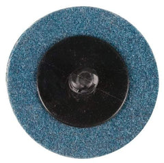 Standard Abrasives - 1-1/2" Disc Diam, 40 Grit, Aluminum Oxide Quick Change Disc - Type R Attaching System, Coated, Brown, Coarse Grade, 20,000 RPM - Americas Industrial Supply