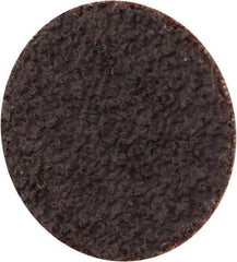 Tru-Maxx - 1" Disc Diam, 36 Grit, Aluminum Oxide Quick Change Disc - Type S Attaching System, Coated, Brown, Very Coarse Grade, 30,000 RPM - Americas Industrial Supply