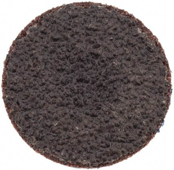 Tru-Maxx - 1" Disc Diam, 40 Grit, Aluminum Oxide Quick Change Disc - Type S Attaching System, Coated, Brown, Coarse Grade, 30,000 RPM - Americas Industrial Supply