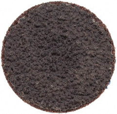 Tru-Maxx - 1" Disc Diam, 40 Grit, Aluminum Oxide Quick Change Disc - Type S Attaching System, Coated, Brown, Coarse Grade, 30,000 RPM - Americas Industrial Supply
