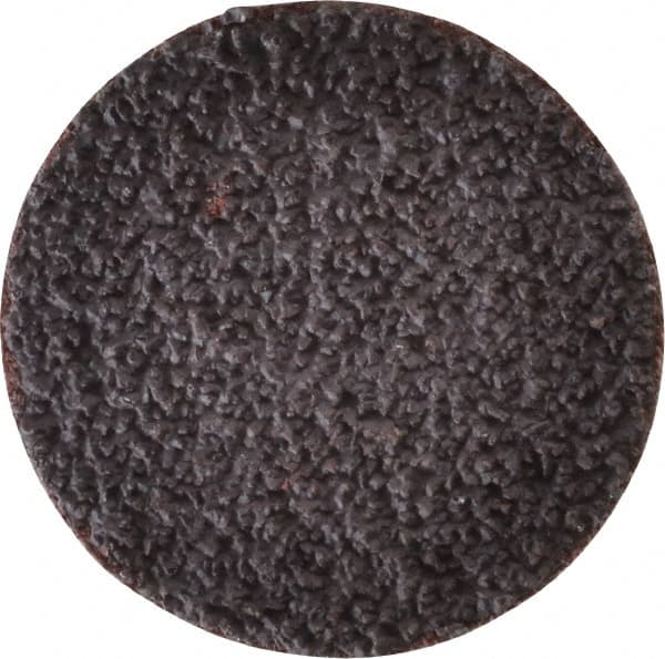 Tru-Maxx - 1-1/2" Disc Diam, 36 Grit, Aluminum Oxide Quick Change Disc - Type S Attaching System, Coated, Brown, Very Coarse Grade, 30,000 RPM - Americas Industrial Supply