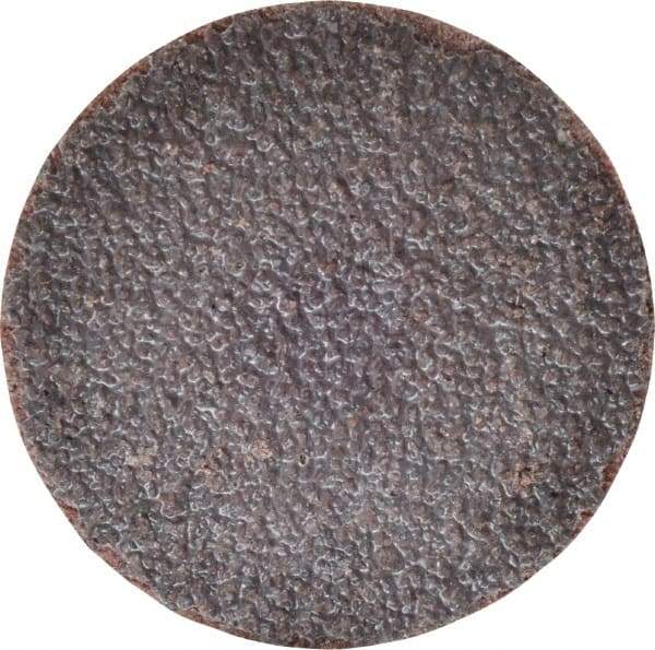 Tru-Maxx - 1-1/2" Disc Diam, 40 Grit, Aluminum Oxide Quick Change Disc - Type S Attaching System, Coated, Brown, Coarse Grade, 30,000 RPM - Americas Industrial Supply