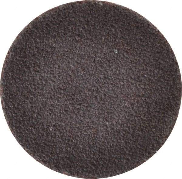 Tru-Maxx - 1-1/2" Disc Diam, 60 Grit, Aluminum Oxide Quick Change Disc - Type S Attaching System, Coated, Brown, Medium Grade, 30,000 RPM - Americas Industrial Supply