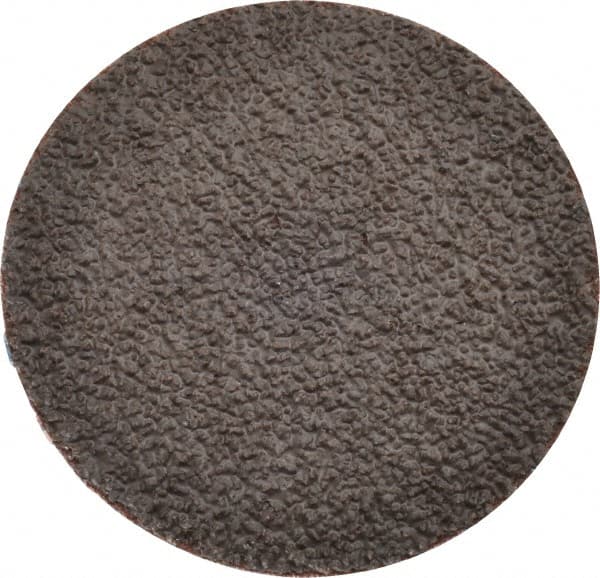 Tru-Maxx - 3" Disc Diam, 24 Grit, Aluminum Oxide Quick Change Disc - Type S Attaching System, Coated, Brown, Very Coarse Grade, 20,000 RPM - Americas Industrial Supply