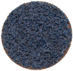 Tru-Maxx - 1" Disc Diam, 36 Grit, Zirconia Alumina Quick Change Disc - Type S Attaching System, Coated, Blue, Very Coarse Grade, 20,000 RPM - Americas Industrial Supply