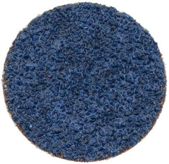 Tru-Maxx - 1" Disc Diam, 40 Grit, Zirconia Alumina Quick Change Disc - Type S Attaching System, Coated, Blue, Coarse Grade, 20,000 RPM - Americas Industrial Supply