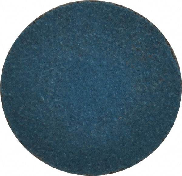 Tru-Maxx - 1" Disc Diam, 80 Grit, Zirconia Alumina Quick Change Disc - Type S Attaching System, Coated, Blue, Medium Grade, 20,000 RPM - Americas Industrial Supply