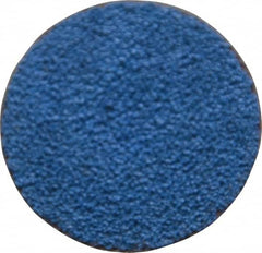 Tru-Maxx - 1-1/2" Disc Diam, 60 Grit, Zirconia Alumina Quick Change Disc - Type S Attaching System, Coated, Blue, Medium Grade, 30,000 RPM - Americas Industrial Supply