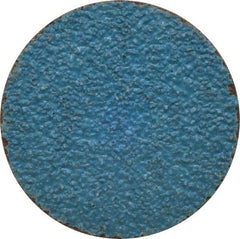 Tru-Maxx - 2" Disc Diam, 36 Grit, Zirconia Alumina Quick Change Disc - Type S Attaching System, Coated, Blue, Very Coarse Grade, 30,000 RPM - Americas Industrial Supply