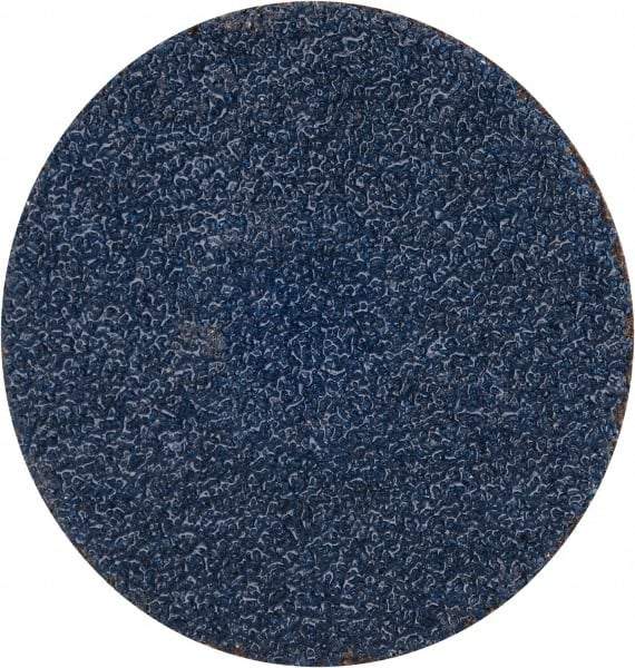 Tru-Maxx - 2" Disc Diam, 50 Grit, Zirconia Alumina Quick Change Disc - Type S Attaching System, Coated, Blue, Coarse Grade, 30,000 RPM - Americas Industrial Supply