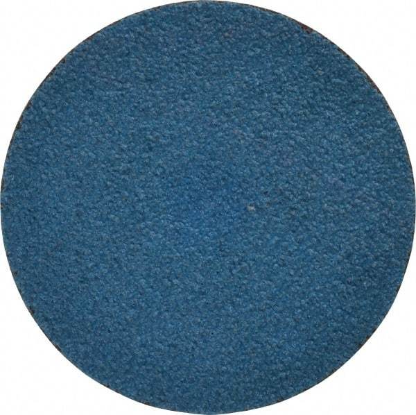 Tru-Maxx - 2" Disc Diam, 60 Grit, Zirconia Alumina Quick Change Disc - Type S Attaching System, Coated, Blue, Medium Grade, 30,000 RPM - Americas Industrial Supply
