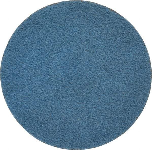Tru-Maxx - 2" Disc Diam, 80 Grit, Zirconia Alumina Quick Change Disc - Type S Attaching System, Coated, Blue, Medium Grade, 30,000 RPM - Americas Industrial Supply